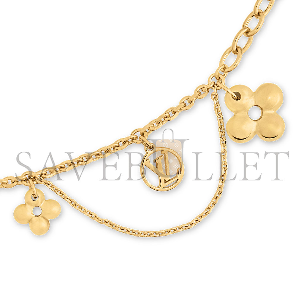 LOUIS VUITTON BLOOMING SUPPLE NECKLACE M90736